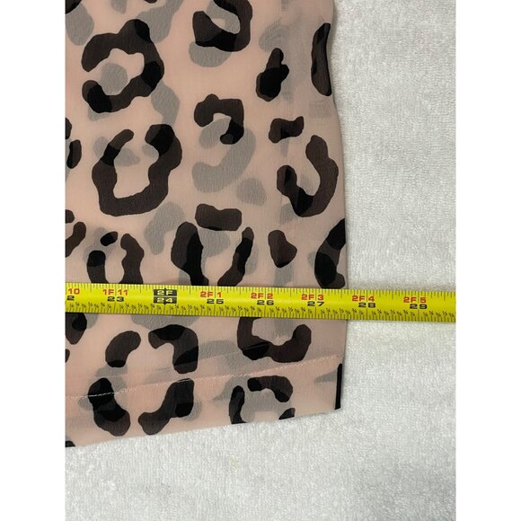 Jessica London Womens Leopard Print Button-Down Tunic Blouse Size 18W - Picture 15 of 15